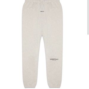 Fear of God Essentials Heather oatmeal sweatpants